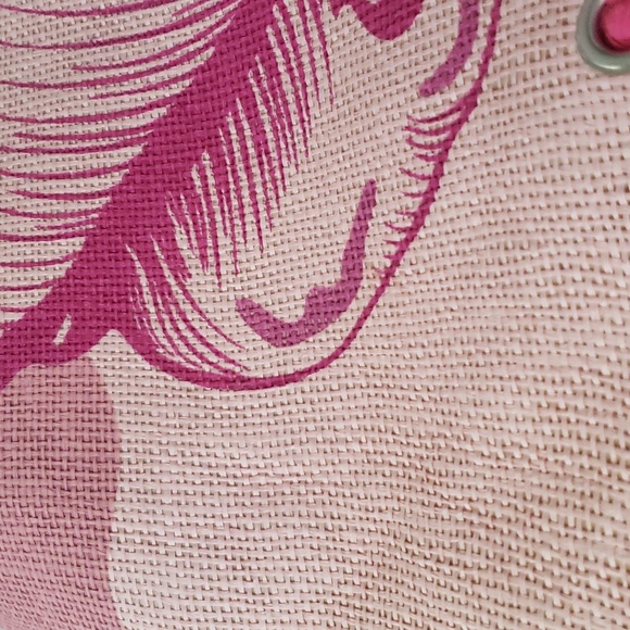NWT Paradise Bags Beautiful Pink 🩷 beach ⛱️  Tote - Picture 13 of 17